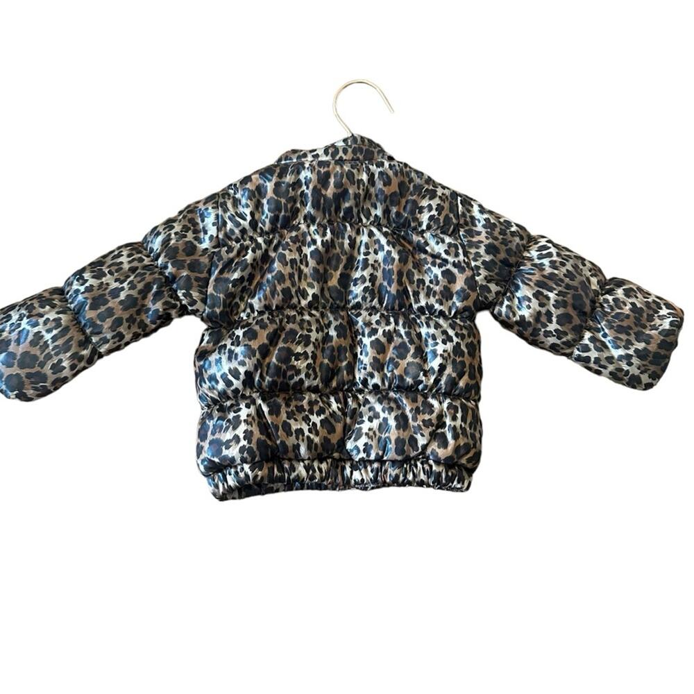 Juicy Couture kids leopard puffer coat size 18 month - Picture 5 of 6